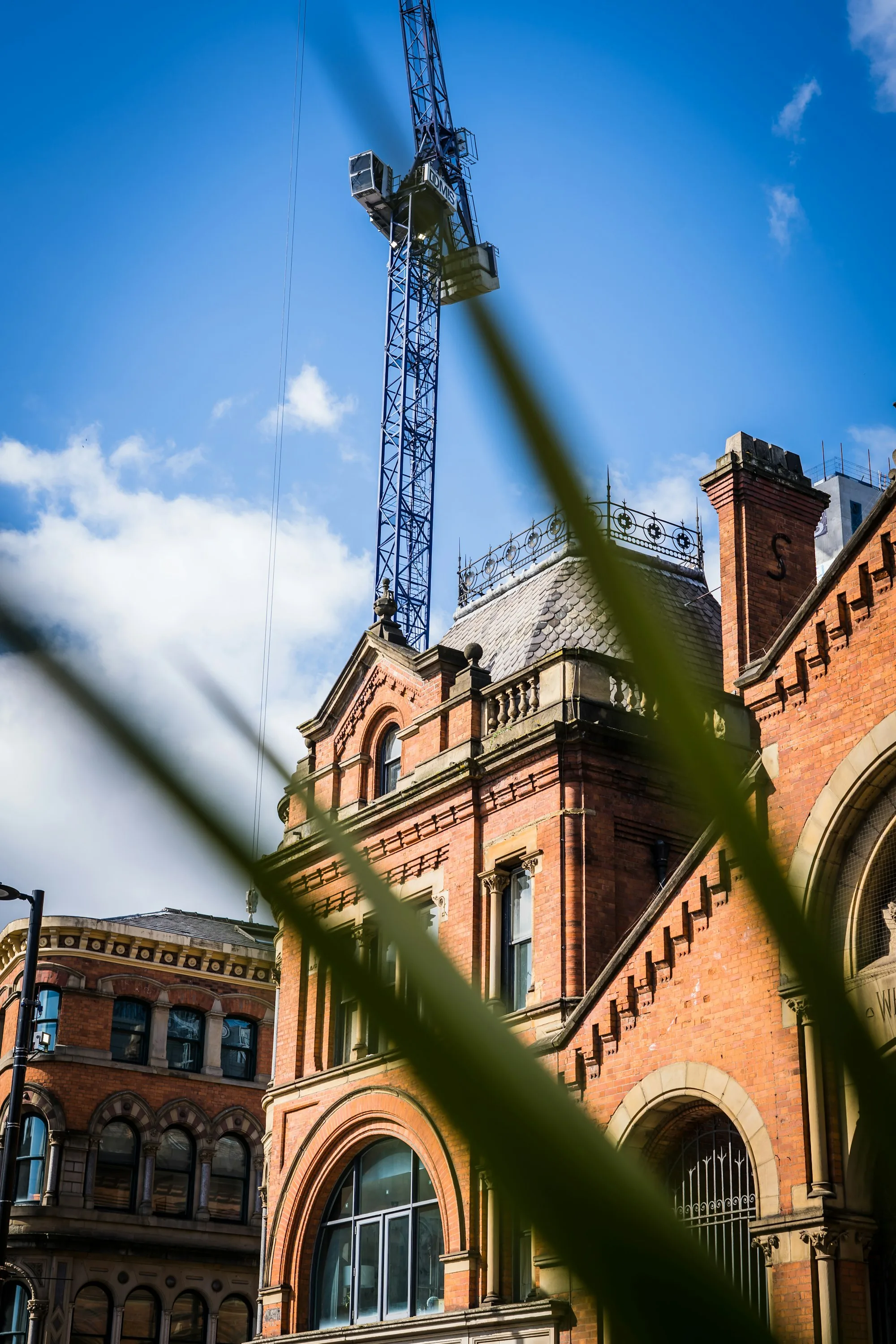 A Victorian red brick building in Manchester city centre